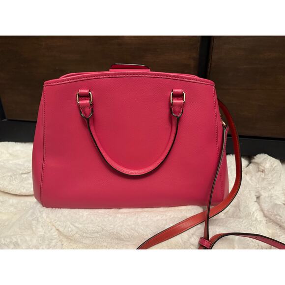 Excellent condition Coach Tea Rose pink satchel Applique - Picture 3 of 10